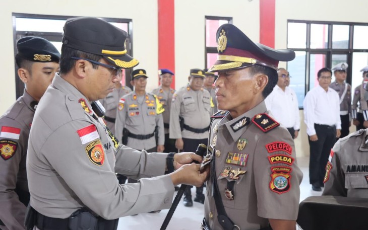 Kapolres Natuna Pimpin Sertijab Wakapolres 