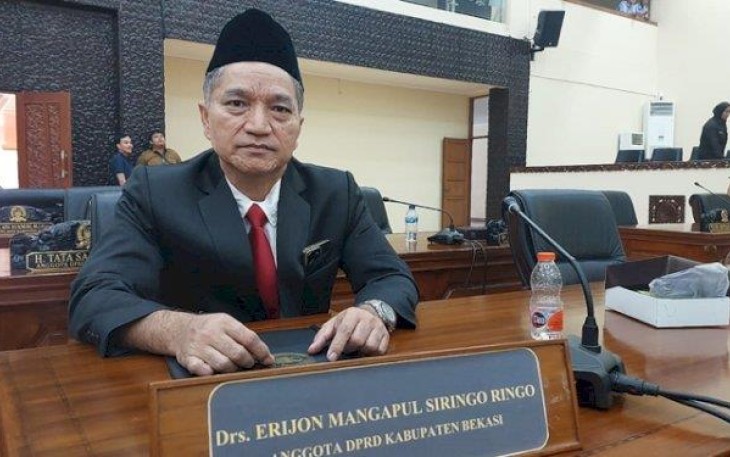 Anggota Komisi 1 dari Fraksi PDI Perjuangan Erijon Mangapul Siringo-ringo
