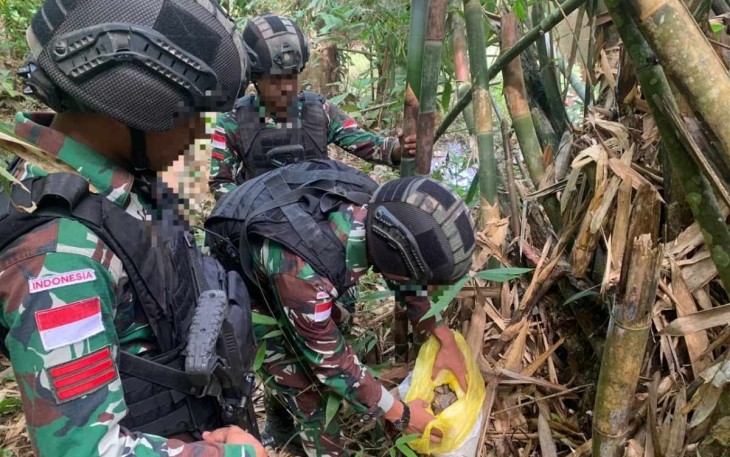 Penemuan Sisik Trenggiling di Hutan Lindung, diduga merupakan hasil perburuan ilegal di Desa Muakan, kecamatan Ketungau hulu, Kabupaten Sintang, Kalimantan Barat, Rabu (25/12/2024).