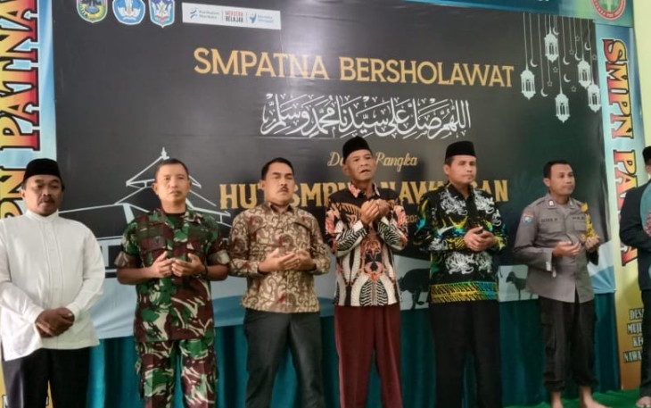 Danramil 0801/05 Nawangan Hadiri Kegiatan Sholawat dan Doa Bersama