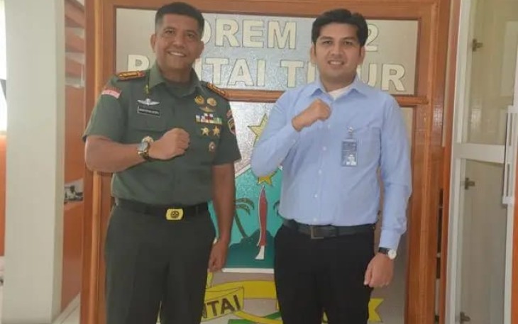 Danrem 022/PT Terima Audensi Dari Pimpinan Bank BTN Cabang Pematang Siantar