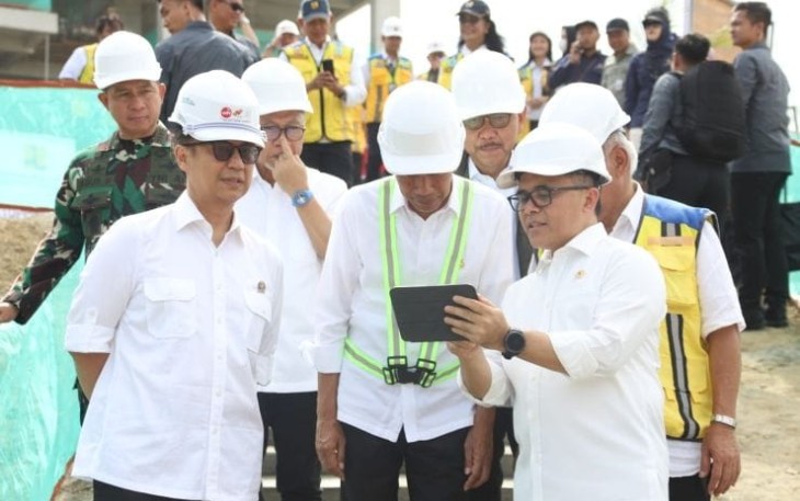 Menteri PANRB saat di Kawasan Nusantara, Kabupaten Penajam Pasir Utara, Kalimantan Timur, Jumat (1/3/2024).