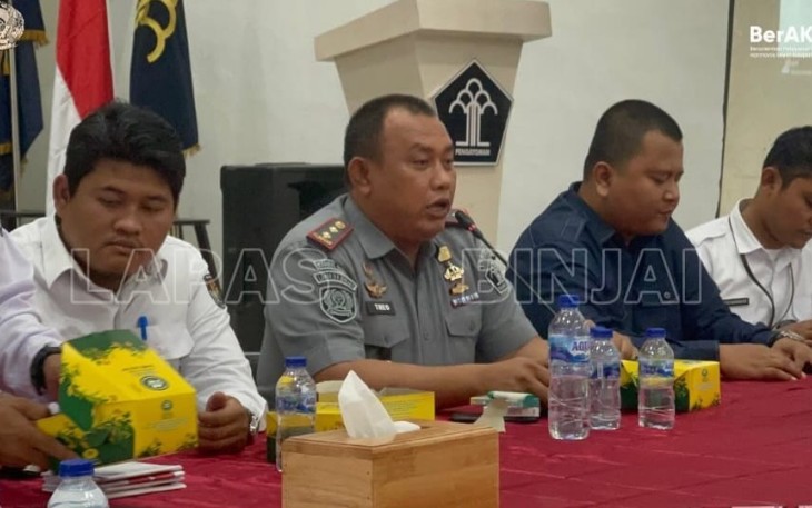 Kantor Komisi Pemilihan Umum (KPU) Kota Binjai menggelar bimbingan teknis (Bimtek) bagi anggota Kelompok Penyelenggara Pemungutan Suara (KPPS) yang akan bertugas dalam pelaksanaan Pemilu di Lapas Binjai, Selasa (13/02/2024)