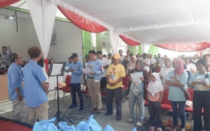 Deklarasi dan Peresmian Posko Relawan GHAIB Pemenangan Prabowo-Gibran 