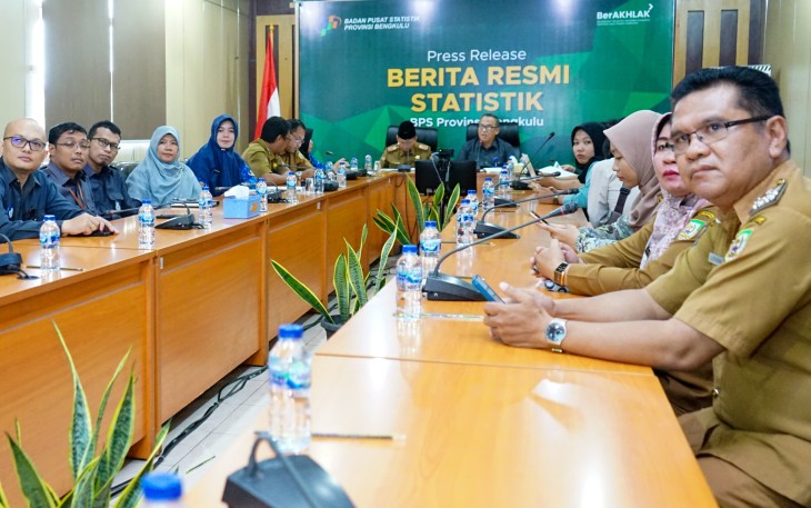 Badan Pusat Statistik (BPS) Provinsi Bengkulu mengeluarkan rilis terkait pertumbuhan ekonomi Provinsi Bengkulu Tahun 2023