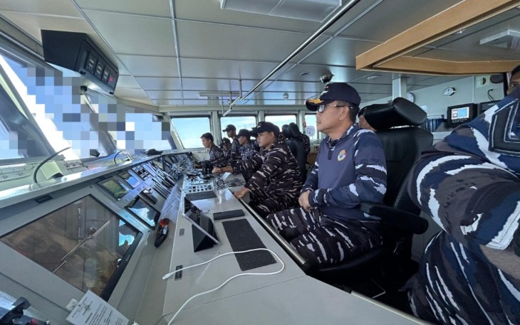 Empat Unsur KRI Koarmada lll Kompetisi Adu Tembak Artileri