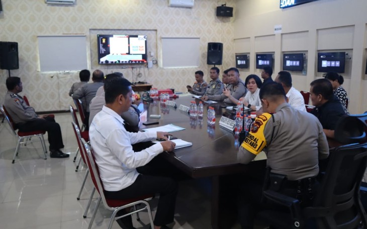 Wakapolda Sumut Pimpin Anev Zoom Meeting Bersama Polrestabes Medan
