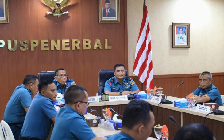 Puspenerbal saat Terima Tim Reviu Irjenal Mabesal