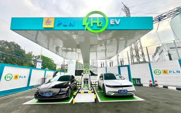Pilot Project Hydrogen Refueling Station (HRS) dan Green Hydrogen Plant (GHP) PLTP Kamojang,  Rabu (21/2).