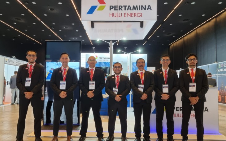 Tim Pertamina EP dan Pertamina EP Cepu Field zona 11 saat menerima penghargaan Platinum Award dan The Best Foreign Innovation Award di Kotawice Polandia pada 21-23 Mei 2024