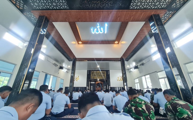 Lanud RSA Natuna Mohon Kelancaran Lewat Doa