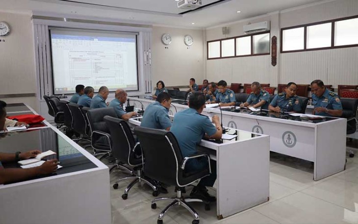 Lantamal V saat Gelar Rapat Pembangunan Zona Integritas
