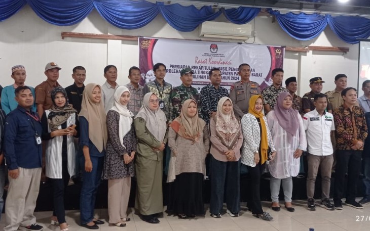 Rakor Persiapan Rekapitulasi Hasil Pemungutan Suara Tingkat Kabupaten Pasaman Barat Pemilu 2024 