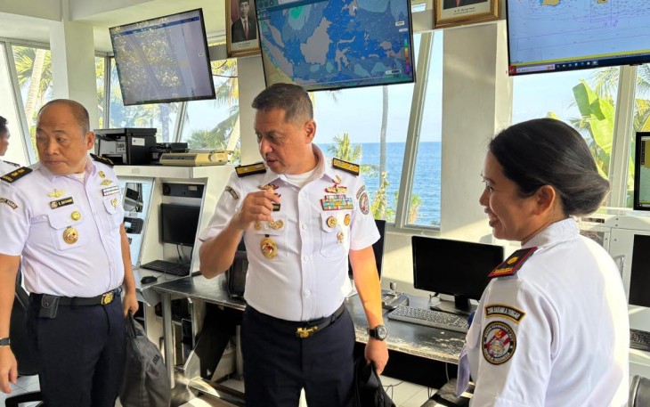 Inspektorat Bakamla RI Laksanakan Pengawasan Internal di Stasiun Karangasem Bali