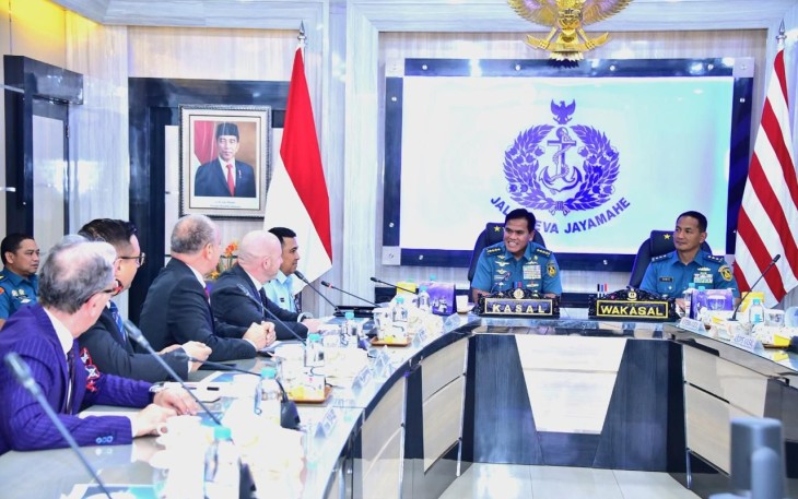 Kasal saat Terima Courtesy Call CEO Fincantieri