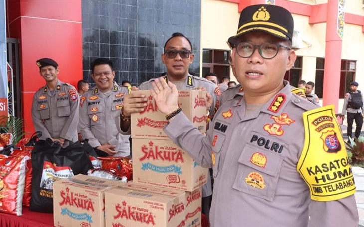 Polda Kalteng Distribusikan 1.000 Paket Sembako ke Barsel