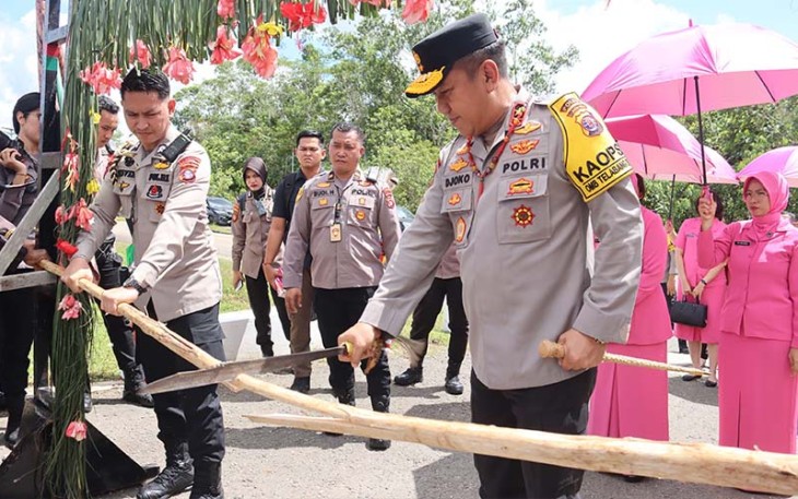 Kedatangan Kapolda Kalteng di Polres Gumas