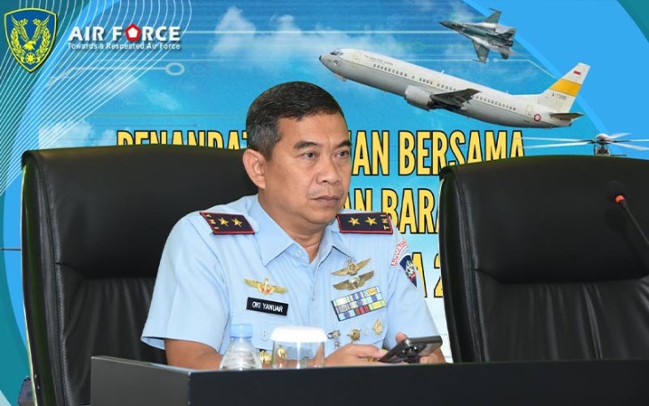 Dankoharmatau Marsekal Muda TNI Oki Yanuar, S.T.