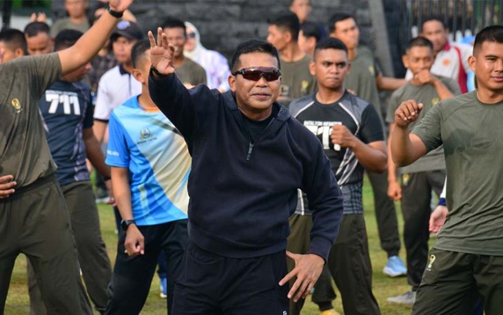 Korem 132/Tdl Olahraga Bersama Bank BRI 