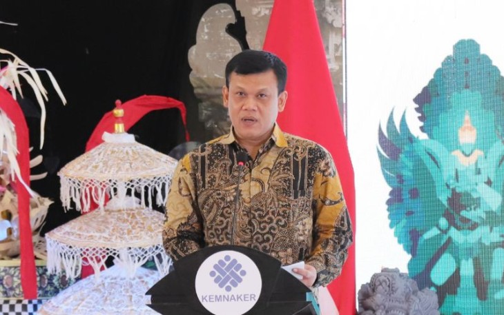 Dirjen Pembinaan Pelatihan Vokasi dan Produktivitas Kemnaker Agung Nur Rohmad 