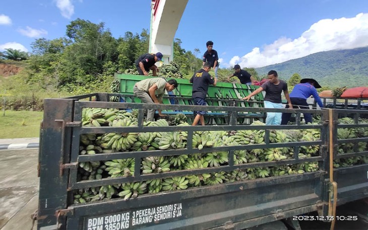 Ekspor melalui PLBN Aruk