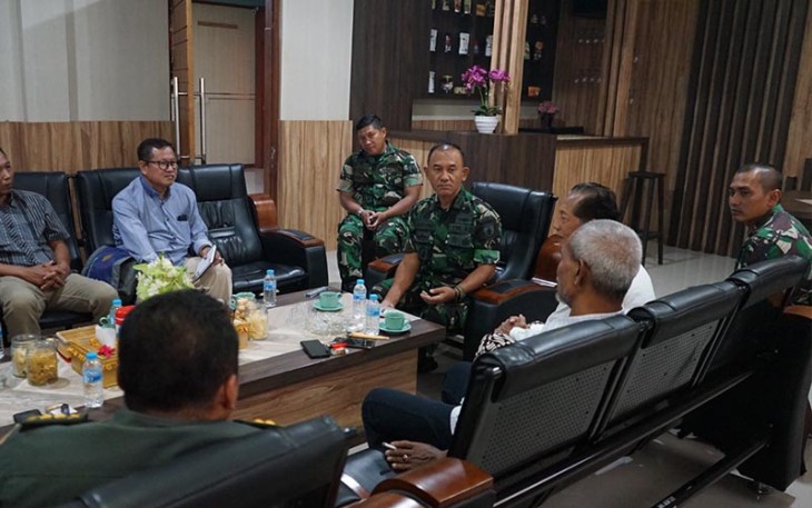 Danrem 081/DSJ Kolonel Inf H. Sugiyono dalam keterangannya di Makorem, Jl. Pahlawan No. 50 Kota Madiun, Rabu (3/1/2023).