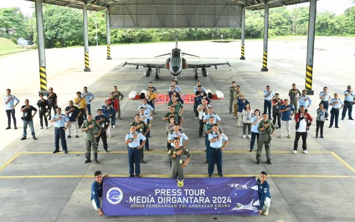 Dispen TNI AL Berpartisipasi Dalam "Press Tour Media Dirgantara 2024"