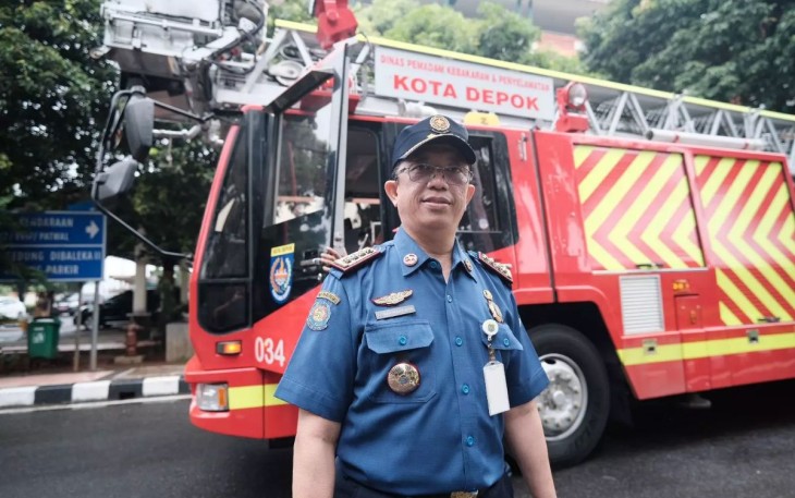 Kepala Dinas Damkar dan Penyelamatan Kota Depok, Adnan Mahyudin
