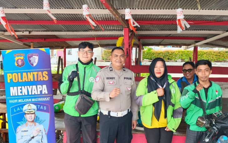 Ditlantas Polda Kalteng Gelar Polantas Menyapa