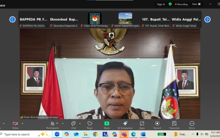 Direktur Jenderal Bina Pembangunan Daerah, Restuardy Daud