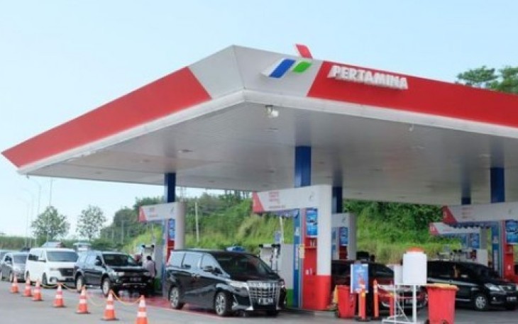 Ilustrasi SPBU Pertamina 