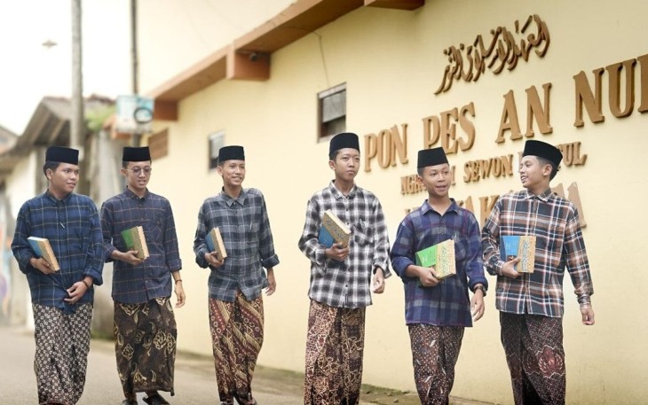 Ilustrasi santri pondok pesantren 