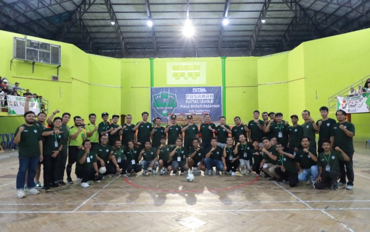 Bupati Pasaman Buka Open Turnamen Futsal Piala Bergilir