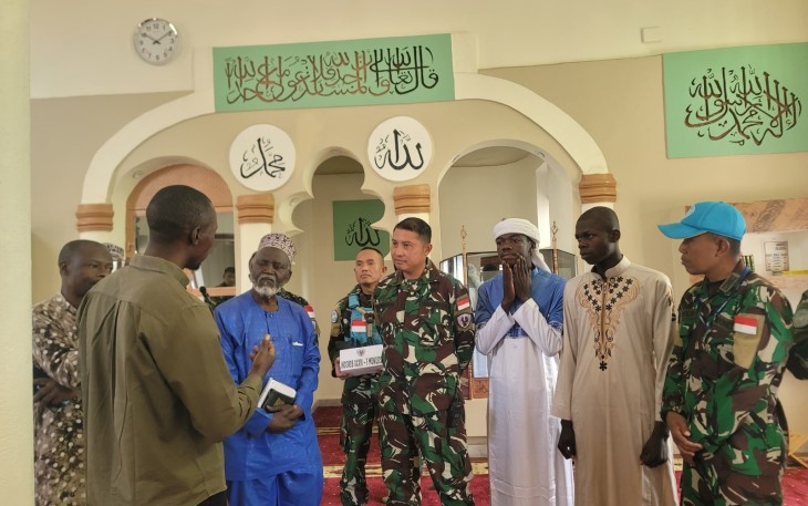 Satgas BGC Monusco Sosialisasi di Masjid Said Kanyasi Village Kongo