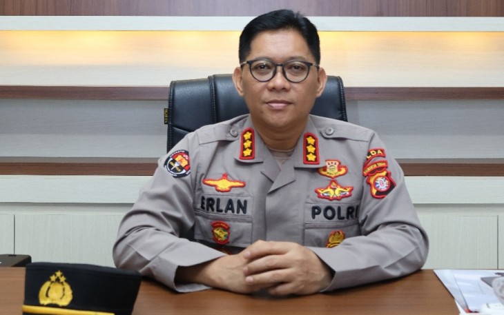 Kabidhumas Polda Kalteng Kombes Pol Erlan Munaji