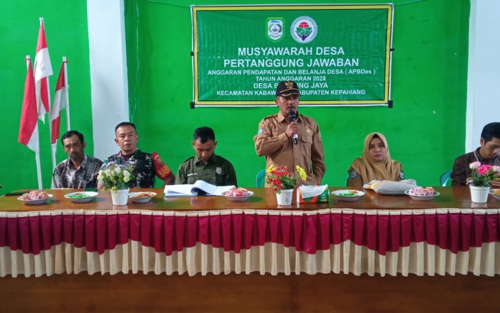 Desa Bandung Jaya Gelar MDPJ 