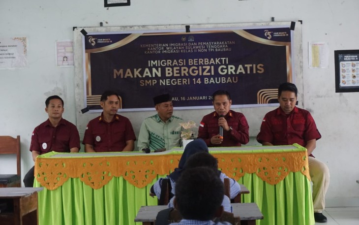 Kantor Imigrasi Kelas II Non TPI Baubau peringati Hari Bhakti Imigrasi ke-75