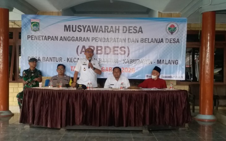 Pemdes Bantur Tetapkan APBDes 2026