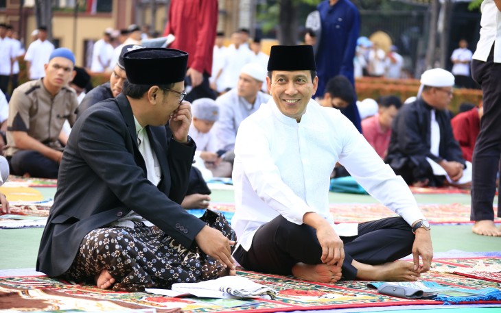 Jajaran Polri Gelar Salat Idul Adha