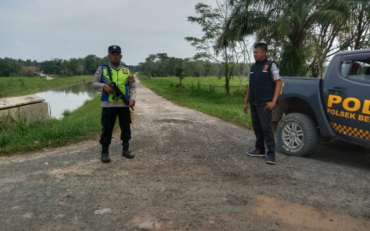 Polsek Belitang III Berikan Rasa Aman Pada Masyarakat