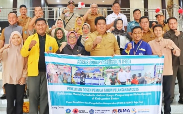 Rapat Koordiansi (Rakor) Kesiapsiagaan Bencana yanh disejalankan dengan Focus Group Discussion (FGD) antara Pemerintah Daerah dengan seluruh komponen terlibat, Selasa (12/08) di Ruang Rapat II Bandar Seri Bentan