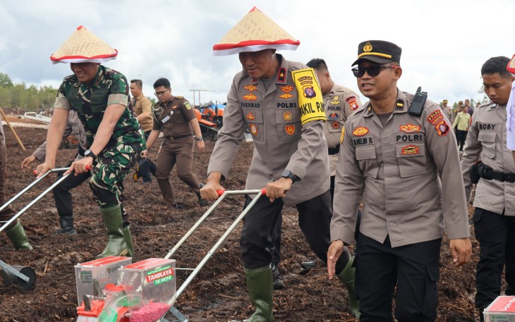 Polda Kalteng Tanam Jagung di Lahan 1.200 Hektare