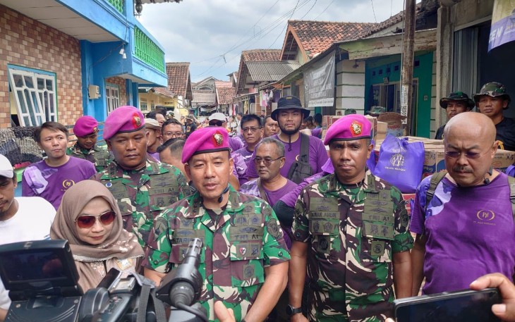 Komandan Brigif 4 Marinir Kolonel Mar. Supriadi Tarigan