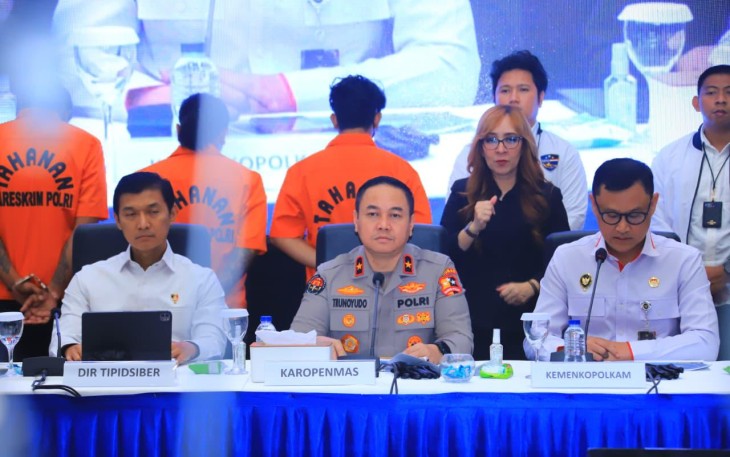 Polri Ungkap Sindikat Judi Online Jaringan Internasional