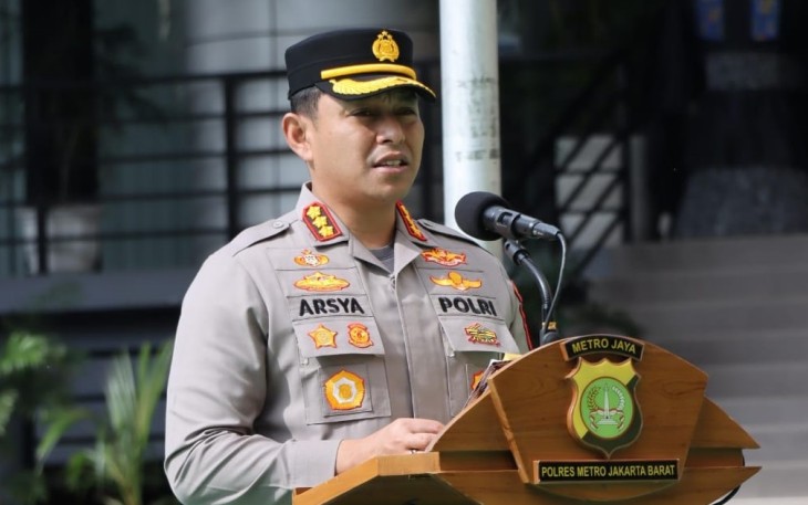 Wakapolres Metro Jakarta Barat, Kombes Pol Teuku Arsya Khadafi.