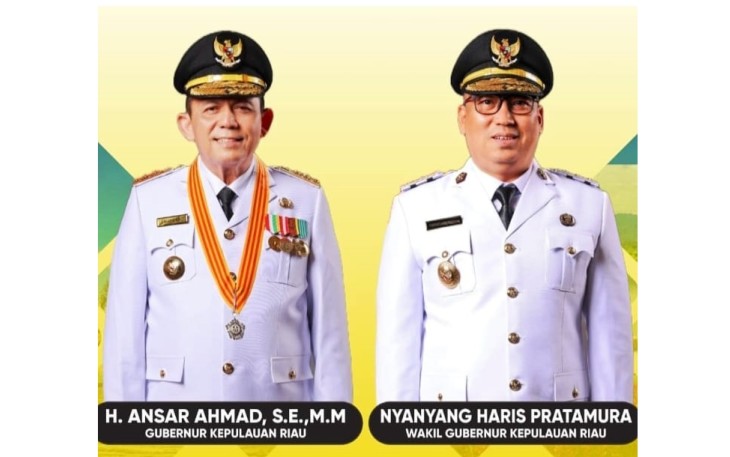  Gubernur dan Wakil Gubernur Kepri 2025-2030 H Ansar Ahmad dan Nyanyang Haris Pratamura