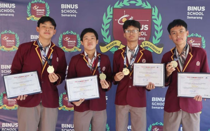 BINUS SCHOOL Semarang Raih Penghargaan Emas di International Research Project Olympiad (IRPrO) 2025
