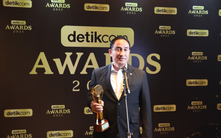 Kepala BNN RI saat Raih Penghargaan pada Detikcom Awards 2025