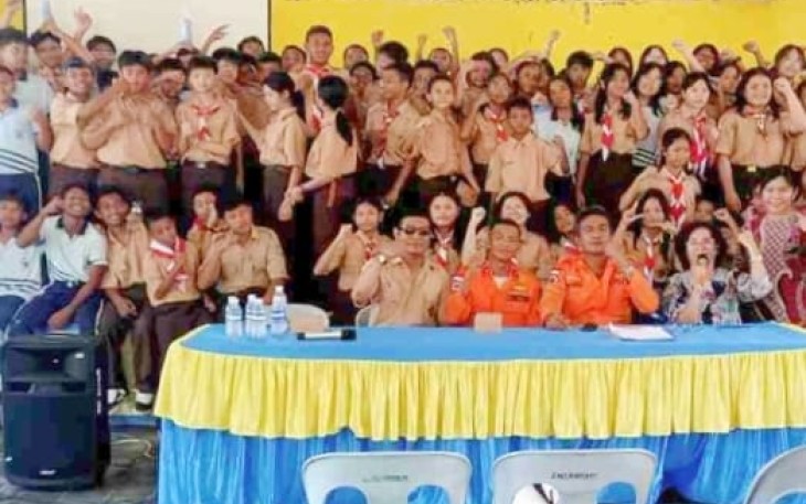 BPBD Tanjungpinang Sosialisasikan Mitigasi Bencana di 8 SMP