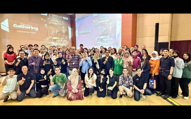 BRI Jatinegara Region 6 Jakarta 1 Gelar Tenant Gathering di Mall Basura City